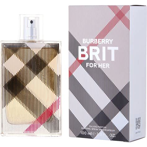 burberry brit eau de toilette spray 3.3 oz|original burberry brit for women.